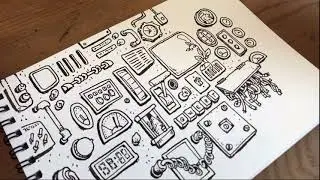 Noodler Ahab Fountain Pen test timelapse