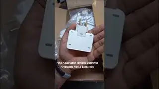 Pino Adaptador Tomada Dobravel Articulado Flex 3 Sa&iacute;da 16A por R$12,86 - R$39,59.