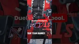 You CANT ban DEADPOOL in Season 6  #marvelrivals #gaming #deadpool