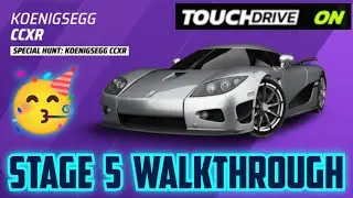 Asphalt Legends - KOENIGSEGG CCXR | SPECIAL HUNT | Stage 5 Walkthrough | Touchdrive