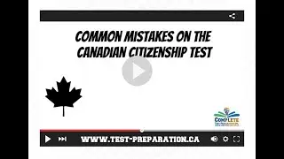 Common Mistakes on the Canadian Citizenship Test
