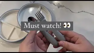 Elk and Friends Toddler Silverware must watch!