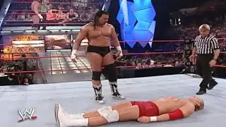 Bradshaw vs Christopher Nowinski (Paul Heyman & Brock Lesnar Talk About The Undertaker) 7/15/2002