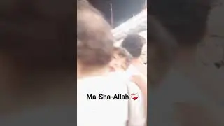 Ma-Sha-Allah my little brother performing Umrah with Father 🙂🥰💖