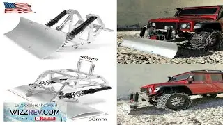 Aluminum Snow Shovel Plow Blade for 1 10 RC Axial SCX10 ll 90047