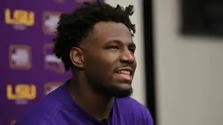 LSU Football | Linebacker Greg Penn III Post Practice Interview