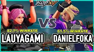 KOF XV 🔥 Lauyagami (Hinako/&Aacute;ngel/Goenitz) vs Danielfoka (Athena/Shermie/O.Shermie)