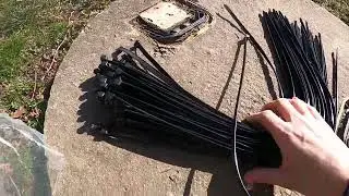 50 Pcs Zip Ties Heavy Duty Strong Large Cable Wire Ties Zip Ties Industrial Sturdy Wire Ties, Awning