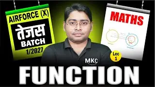 🔥 Airforce (X) Tejas Batch 1/2027 | MATHS &ndash; Function Lecture 1  Crack XY Exam! ✈️