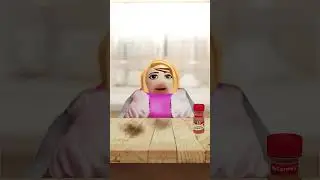 Pink tries the cinnamon challenge 😼😱🔥 #roblox #shorts #simpathetic #robloxedit #tiktok #viral