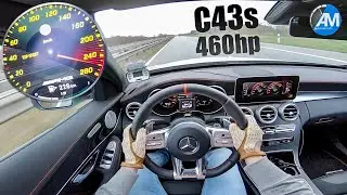 AMG C43s (460hp) - 0-263 km/h acceleration🏁