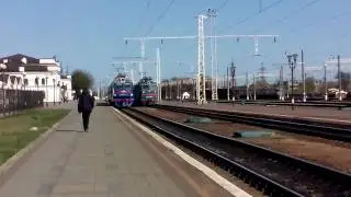 ВЛ40У-1273.1 с пригородным поездом #6043/6035 Знаменка-Помошная