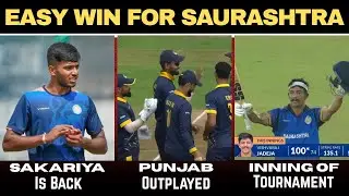 Vishvaraj Jadeja Played Inning of the Vijay Hazare Trophy 2025-26 | Easy Win for Saurashtra