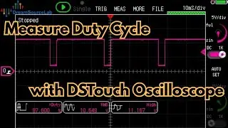 Measure Duty Cycle with DreamSourceLabs DSTouch Oscilloscope