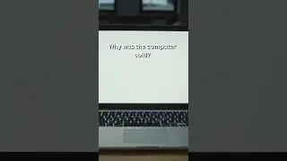 Why was the computer cold? #shorts #jokes #laugh #computers
