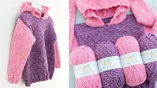 ABC Spiral Chunky Yarn & Hoodie