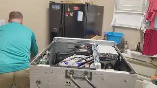 Kenmore Elite Front Load Washing Machine (271F1206)  - simple leak fix