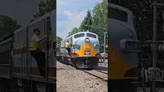 A Friendly Wave From The Engineer: Lackawanna #664 & #663. 😀 Tobyhanna, PA Excursion!