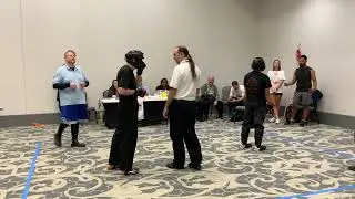 Continuous light sparring (beginner)