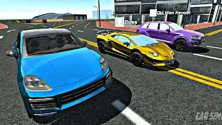 Porsche Vs Lamborghini Vs Audi - Car Simulator 2 - Android Car Driving Gameplay 