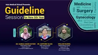 Axis Medical School Presents  |  Guideline Session for New 5th Year