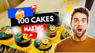 &ldquo;100 Cakes in 15 Minutes?! Extreme Cake Making Challenge! 🎂⏱️&rdquo;