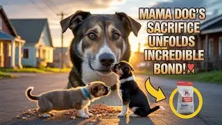 Incredible 3-Month Journey: Mama Dog's Selfless Sacrifice Unveils Amazing Bond with Her Puppy! 💖