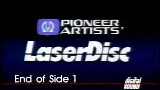 Pioneer Artists - Laserdisc End of Side 1