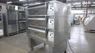 Tom Chandley Compacta M 3 Deck Stone Electric Baking Bakery Oven W/ Steam