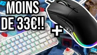MEILLEUR CLAVIER MECANIQUE + SOURIS GAMING LE MOINS CHER!!