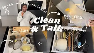 Muss eine Frau gerne kochen? | Ehrlicher Clean & Talk und Küchenschränke gründlich sauber machen. 