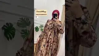 Gamis motif diorsilk bahan jatuh adem #gamisadem #bahanjatuh