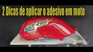 Como colar os adesivos na moto, 2 maneiras de colar adesivo