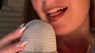 ASMR mouth sounds at 100% sensitivity (my first time)