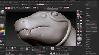 zbrush snake scale UV + IMM curves