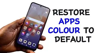 How to Restore Apps Colour to Default on Redmi