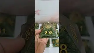 GREEN JADE WITHZIBU SYMBOL PYRAMID please subscribe chenal WhatsApp number +91 7698680866