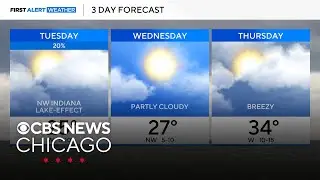 Chicago weather: Increasing clouds, light patchy snow showers