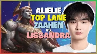 Alielie Challenger Top Lane Zaahen Mechanics and Macro Breakdown Engsub