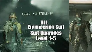 Dead Space Remake (PS5, 4K HDR): All Engineering Suit Upgrades (Level 1-5) and how much they cost