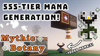 The Most Busted Generating Flower! | Botania + Mythic Botany | All The Mods 9