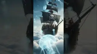 Sky Pirates & Flying Jellyfish: Epic Fantasy Voyage Above the Clouds #DreamScreenAI