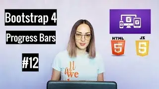 Урок 12  Bootstrap 4.  Прогрессбар / Progress Bars.