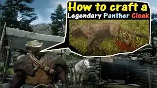 RDR2 How to craft a legendary panther cloak
