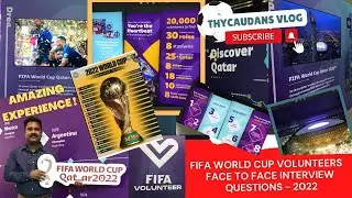 FIFA WORLD CUP 2022 QATAR VOLUNTEER INTERVIEW QUESTIONS