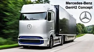 Mercedes-Benz GenH2 Concept 2023 | Future Hydrogen Fuel Cell Truck