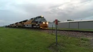 UP 1989 Rio Grande Heritage Unit Leading SSDM at Elkhart, IA