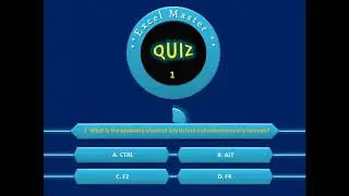Excel Quiz - 1 | Excel Master Quiz