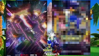 I made a Sonic prime season 4 poster  (NEW CHARACTERS￼￼￼)
