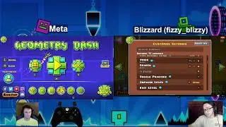Geometry Dash - Robot King Attempts w/ Blizzard [PC]